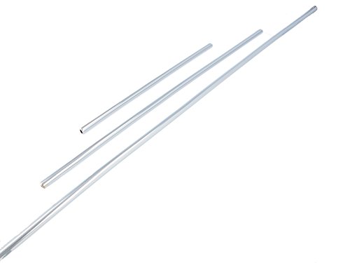 tecuro Kupferrohr zur Sanitärinstallation - verchromt Ø 10 mm x 1000 mm