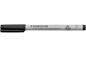 Staedtler - LumoColor 316 - Feutre Non-Permanent Pointe Fine 0,6 mm Noir