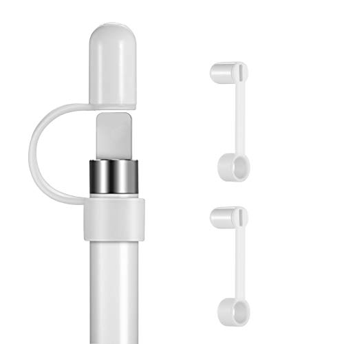 Preisvergleich Produktbild Yusell 2xMagnetic Replacement Caps Cap Holder Schutzhülle für Apple Pencil