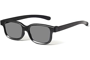 LondonExpress 4 Pieces Passive Polarized 3D Glasses Compatible With LG Panasonic Sony TVs Monitor 3D TV Movie Theatre Cinema [Can be Worn Over Glasses] Practical Design and Durable UK