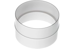 EUROPLAST PCW Ø 125 mm łącznik rura wentylacyjna ABS, rura okrągła wylotowa