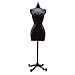 Produktbild kemai Display Halter Abnehmbare Kleid Kleidung Modell Schaufensterpuppe Kleid Kleidung Kleid Modell Display-Ständer für Puppe, schwarz