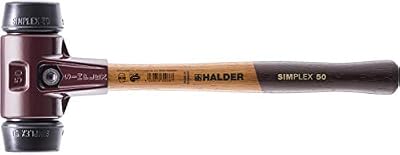 Halder 3002060 Maillet"Simlpex" EH 3002 60mm en caoutchouc Multicolore