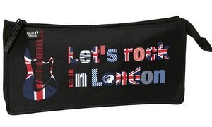 Preisvergleich Produktbild QUO VADIS 241386Q Stifte-Tasche Union Jack, schwarz