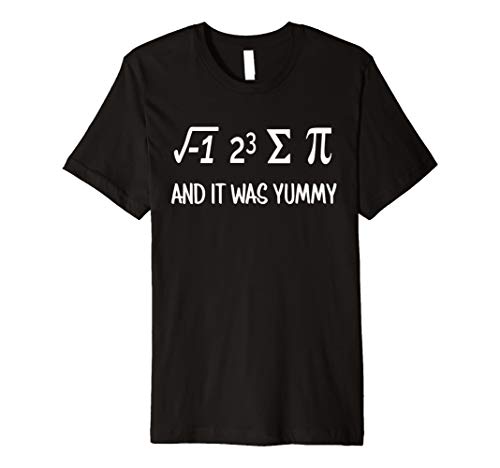 Funny Physics Chemistry Math Science ShirtsFunny Pi T Shirt-I Ate Sum Pi-Geek Nerd Tee Shirt