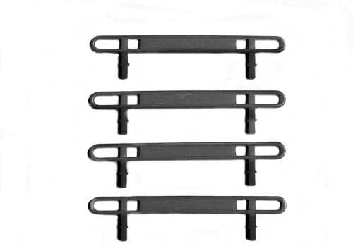 Zenner 4 guard rails, black track G, for Bachman Flat Wagons LüP