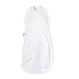 The Gro Company Snug New Born Grobag/Swaddle (5-12 Lbs, White/Cosy)