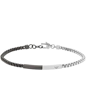 Emporio Armani Herren-Armreif Edelstahl mattiert 19 cm - EGS2124040