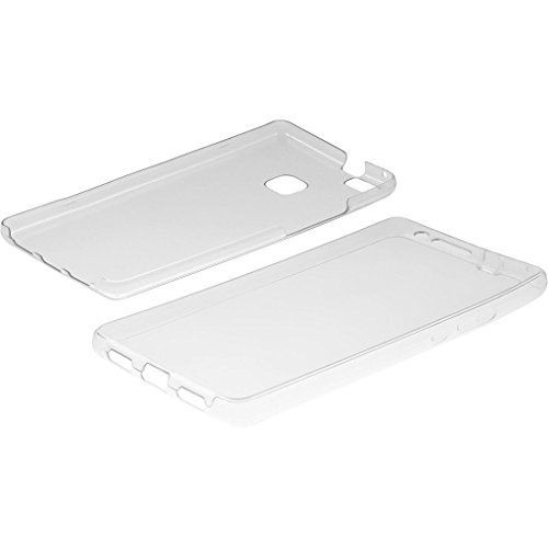 OVIphone Funda CARCASA Gel TPU Cuerpo Completo TRANSPARENTE 360 FULL BODY en 2 Partes delantera y trasera para HUAWEI P9 Lite OVIphone Funda CARCASA Gel TPU Cuerpo Completo TRANSPARENTE 360 FULL BODY en 2 Partes delantera y trasera para HUAWEI P9 Lite