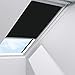 Produktbild Orignal VELUX Sichtschutzrollo RFL M08 4069S / Bedienart : Manuell / Farbe : Uni Schwarz / Fenstergröße : M38 / Fenstertypen : GIL, GIV, GDL, VFE, VFA, VFB, GEL, VEA, VEB, VEC _23428