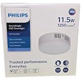 Philips Sıva&uuml;st&uuml; K&uuml;&ccedil;&uuml;k Model Tavan Lamba 11,5W 3000K Sarı Işık 1250 L&uuml;men 16,5 cm &Ccedil;apında Plastik G&ouml;vde