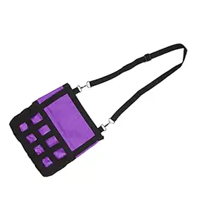 Guinea Pig plow, humanized Small Animal Bag, Easy to Clean for Hedgehogs and Purple (with Shoulder Strap)