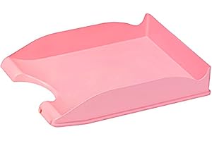 FELIXMANIA Bandeja Apilable Poliestireno 350x250x65mm Rosa Pastel (1 ud)