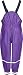 Playshoes Rain Dungarees Waterproofs Easy Fit Girl's Trousers Purple 7-8 Years