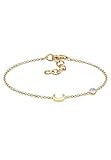 mondstein schmuck gold Trendiger Schmuck mit Halbmond und Mondstein