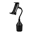 Produktbild GreatFun Dehnbare Autotelefon Tablet PC-Halterung, Windschutzscheibe Autotelefonhalter Griff Universal Car Cradle mit extra Armaturenbrett Basis Lange Armhalter Auto Cradle