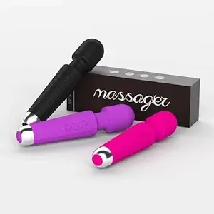 Personal Massager | massager for women | Body Wand Massager | Rechargeable Waterproof Mini Massager Machine for Women & Men Flexible Neck, Portable, massager for women, Quite & Powerful Motor(Multi Color)