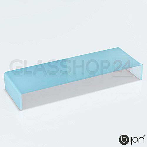 bijon® TV-Glasaufsatz Monitorerhöhung (B/T/H) 450x250x110mm – weiß - 2