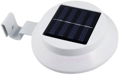 JnDee™ Solar Powered Outdoor Fence Gutter Shed LED Light Garden Wall Lobby Pathway Lamp -Energy Saver