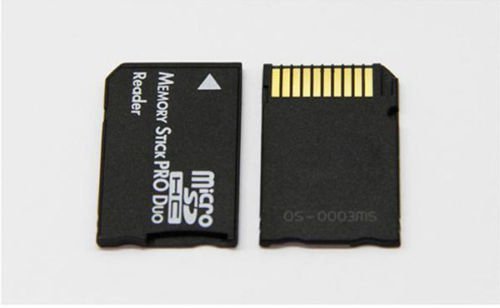 Micro SD SDHC TF MEMORY STICK zu Memory Stick MS Pro Duo Kartenleser PSP Adapter Converter - 3