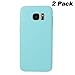 Produktbild Galaxy S7 Edge Hülle Dünn Silikon, Asnlove 2 Pack Handy Schutzhülle für Samsung Galaxy S7 Edge Hülle TPU Silikon Backcover Case Handytasche Einfarbig Telefon-Kasten Tasche Schutz Cover Design Grün