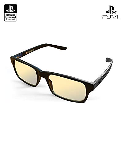 Official PlayStation UV and Blue Light Blocking Glasses - Anti Glare and Anti Fatigue, UV Blue Light Blocking Glasses - Eye Protection for Computer and Video Games - Protective Gaming Glasses