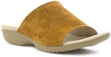 Country Jack Womens Leather Mule Sandal in Tan - Size 4 UK - Brown