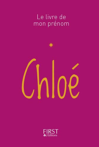 30 Le Livre de mon prénom - Chloé 30 Le Livre de mon prénom - Chloé