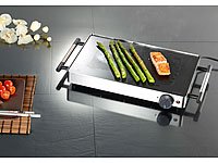 Rosenstein & Söhne Glas Tischgrill, Low-Fat-Funktion, 800 Watt, bis 260 °C - 5