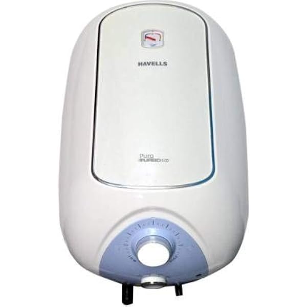 Buy Havells Puro Turbo Dx Water Heater with Shock-Safe Plug, Connecting  Pipes and Installation, White, 25 Litres Online at Low Prices in India -  Amazon.in