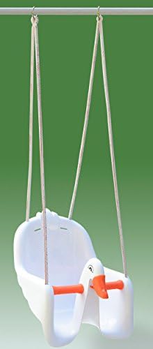 Lasse Spela Baby Rocking Horse Look Swan Adjustable Rope 42X41X55 CM