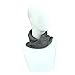 Fulltime(TM) Kid Scarf Colors Stitching O-ring Knit Woolen Baby Scarf Neck Warmer (Black)
