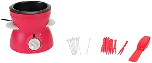 New Rare Pretty Pink Chocolate Fondue Set