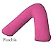 Adamlinens 68 pick V Pillowcase for V Shaped Pillows fuchsia V Pillow Case Cover Only