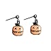 Produktbild Spaufu Halloween Equisite Ohrringe Lustige Anhänger Tropfen Ohrstecker für Frauen Mädchen Schmuck Ornament Zubehör Geschenk Party Legierung 1 Paar, Pumkin, 2-8cm