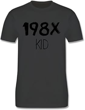 Geburtstag - 198X Kid Vintage - Herren T-Shirt Rundhals