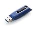 Produktbild Verbatim V3 Max USB-Stick 64 GB, schneller USB-Speicher mit USB 3.0, bis zu 300 MB/s Übertragungsgeschwindigkeit, mit Schiebemechanismus, 49807