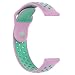 Produktbild Altsommer 20mm Silikon Bunt Armbänder für Garmin vivoactive 3 Uhrenarmband Band Damen Herren Smart Fitness Armband Strap justierbares Ersatz Sport Bügel Armband Ersatzarmband (A)