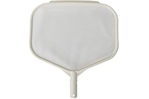 Mugar-VARIOS PRODUCTOS PISCINAS. Mangueras de 32 y 38mm, Limpiafondos palometa y clip, recoge hojas Mangos, terminales para Mantenimiento Piscinas (Recoge hojas Plano palometa)