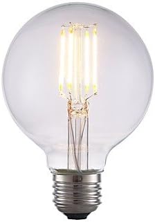 YYHAOGE 1Pc 3.5W 350Lm E26 Led Filament Bulbs G25 4 Leds Cob Dimmable Decorative Led Lights Warm White 2700K Ac 110-130V