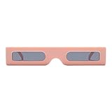 Qiusa Polarisierte Brille Sonnenbrillen für Männer Frauen Schutzbrille UV-Schutz Retro Eyewear Durchsichtiges Kleinkind Jungen Mädchen Damen Vintage Verspiegeltes Oval, Vintage Rechteckige Sonnenbrill