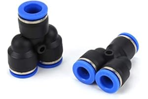 CNCTEC IQS Lot de 5 raccords pneumatiques en Y 6 mm