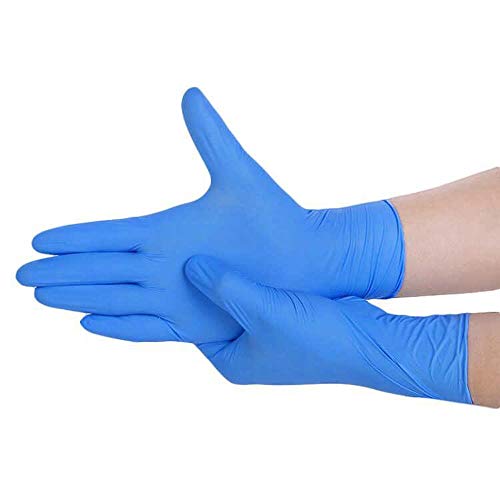 Preisvergleich Produktbild Sixcup® Latexhandschuhe,Gummi komfortable Einmalhandschuh wasserdichte Küchenhandschuhe,Mechaniker Nitril-Handschuhe Medizinische Untersuchungs Handschuhe (A)