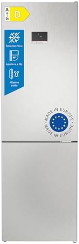 Bosch KGN367LDF Serie 4 Frigorifero combinato da libera installazione, Total No Frost, VitaFresh XXL Tecnologia Inverter Intelligente, PerfectFit, Acciaio, 186x86 cm