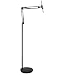 Produktbild Höhenverstellbarer Bodenständer (38cm-175cm) Universal 360° Drehbarer Metall Tablet Halter Halterung Ständer für Handy ipad iphon Tablet 3.5 "-10.6" (Schwarz)