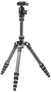 AmazonBasics 52-Inch Carbon Fiber Travel Tripod with Bag (Black)