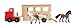 Melissa & Doug Horse Box (Assorted Colours)