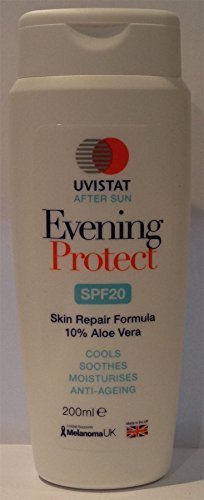 Uvistat SPF20 Evening Protect 10 Percent Aloe Vera Aftersun Lotion 200 ml