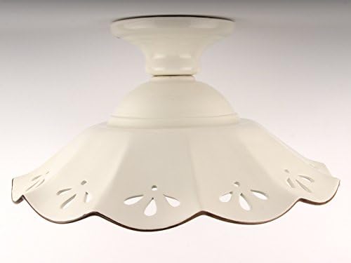 Armony creations, hand decorated plated ceilinig light Ø40cm circa