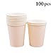 Produktbild Justdolife 100PCS Pappbecher 9oz Party Trinkbecher für Wasser Saftkühler